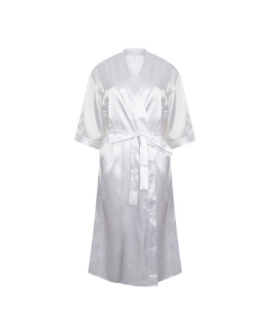 Peignoir de mariée personnalisé - blanc - The-Weddingshop