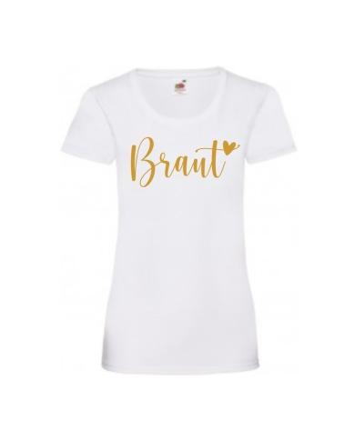 T-shirt 'Bride avec coeur'
