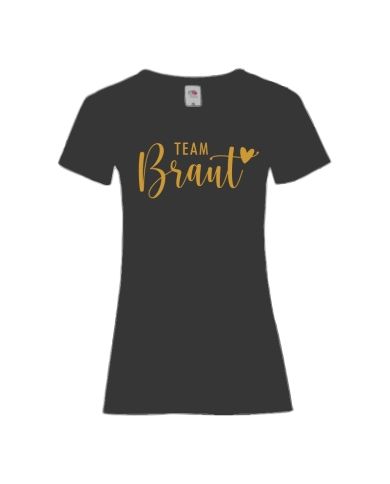 T-shirt 'Team Bride avec coeur'