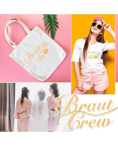 8 Photo thermocollant 'Braut Crew'