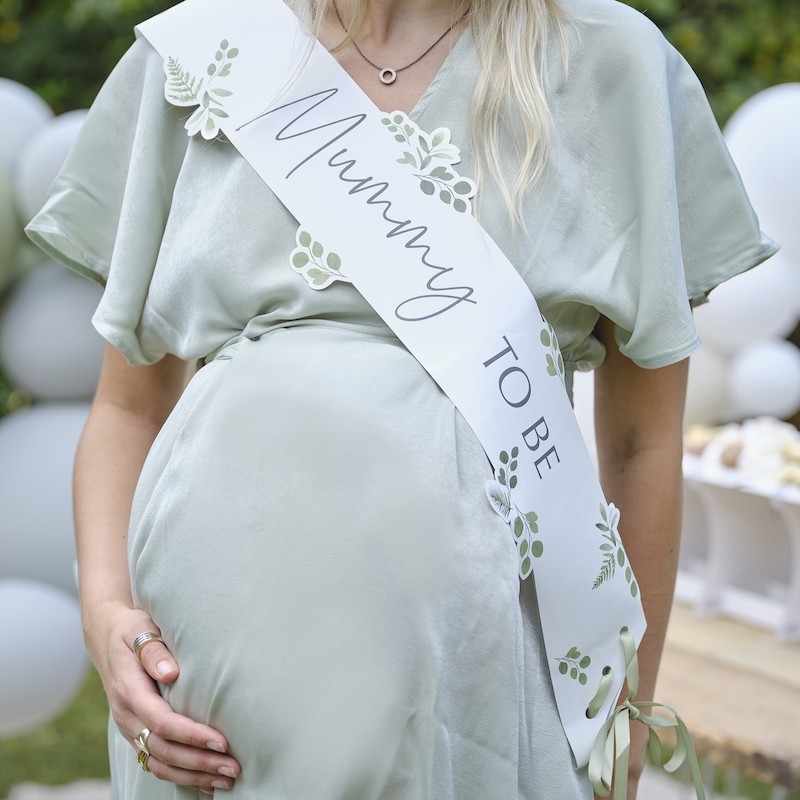 Écharpe 'Mummy to be' - botanical -  The-Weddingshop