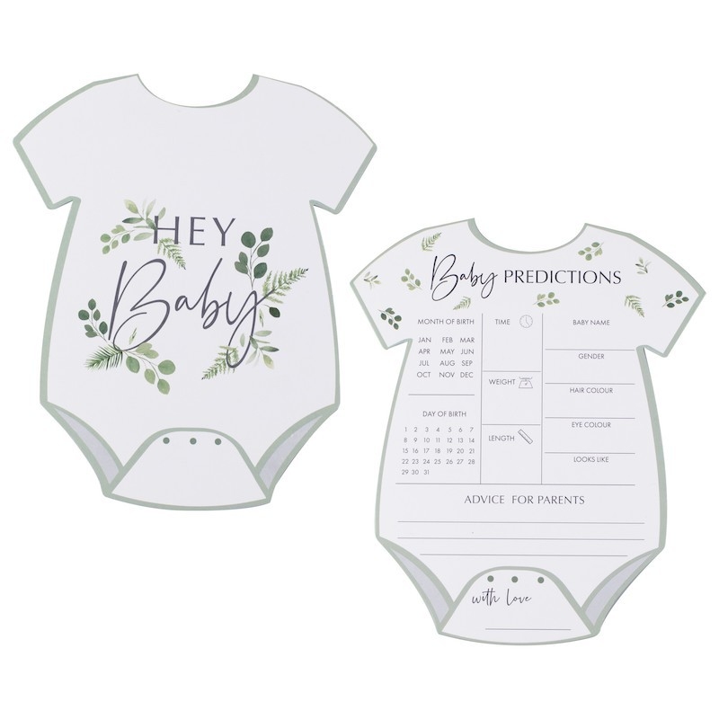 Baby Shower - Jeux bébé prédictions 'Hey Baby' - The-Weddingshop