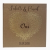 Livre d’or personnalisé 'Coeur d'or' - The-Weddingshop