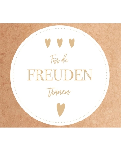 Freudentränen-Set  - Deutsch (100 Stück) - The-Weddingshop