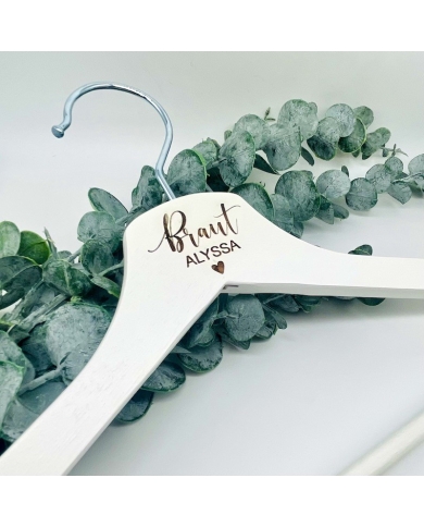 Kleiderbügel personalisiert 'Braut' - The-Weddingshop