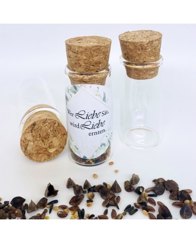 Autocollant 'Wer Liebe sät, wird Liebe ernten'