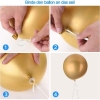 25 Ballonverschlüsse mit Polyband