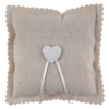 Coussin d'alliance 'Coeur' en coton