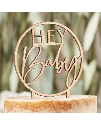 Cake Topper 'Hey Baby'