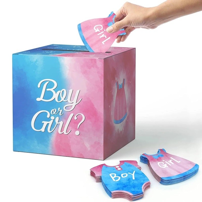 Babyshower -Jeu de vote pour le sexe 'Boy or Girl' - The-Weddingshop