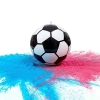 Gender Reveal Fussball mit Pulver