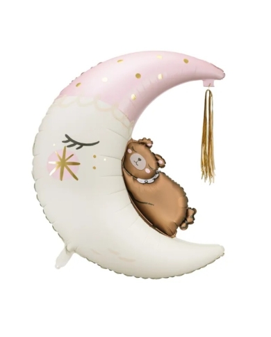 Ballon 'Ourson et lune' en Aluminium