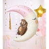 Folienballon 'Teddybär auf dem Mond'