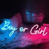 LED néon 'Boy or Girl' (54 x 19,5 cm)