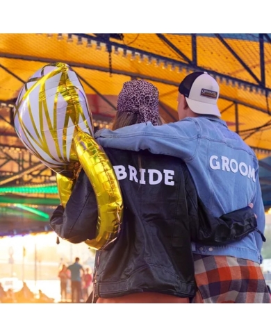 Aufbügelbild 'Bride' - Weiss