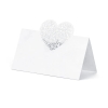 Cartes de table 'Coeur' (10 pièces)