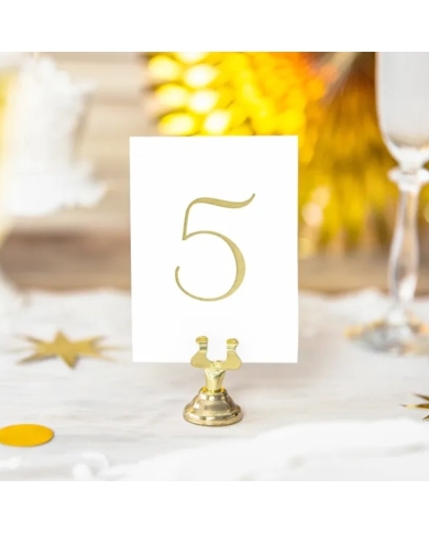 Tischkartenhalter gold