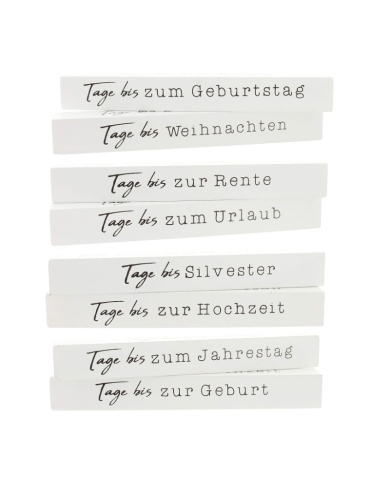 Holzwürfel-Countdown-Kalender