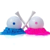 Balle de golf Gender Reveal avec poudre