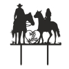 Cake Topper 'Cowboy Pärchen'
