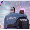 Polterabend - Aufbügelbild 'Groom' - Weisss- The-Weddingshop