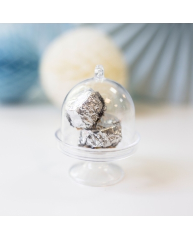 Boîte à dragées mariage mini cloche (3 pièces)