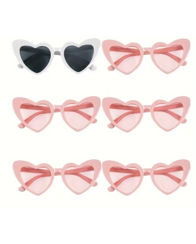 EVJF - Set de lunettes de soleil 'Cœur Rose' - The-Weddingshop