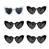 Set de lunettes de soleil 'Cœur Noir' (6 pièces)