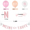 Deko Set 'Meine Taufe' - rosa