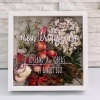 Cadre photo personnalisé 'bouquet de mariée'