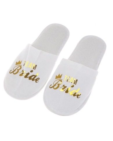 Hausschuhe Slipper Set 'Team Bride' (7 Stück)