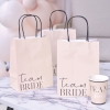 EVJF - 5 Sacs en papier rose EVJF 'Team Bride' - The-Weddingshop