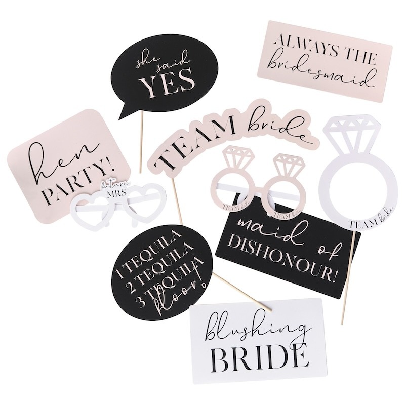 EVJF - Photo Booth-Kit 'She said yes' - The-Weddingshop