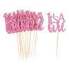 10 Décorations à cupcakes 'It's a Girl'