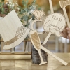 Photo Booth-Set 'Team Bride/Groom' - Holz