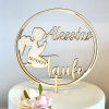 Cake Topper 'Engel' personalisiert - Holz