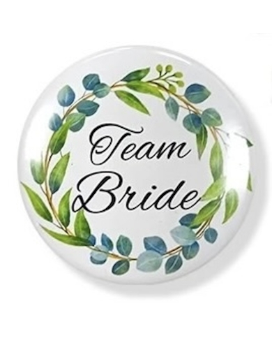 Button-Set 'Team Bride - Eucalyptus'