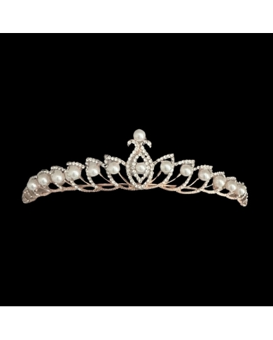 Diadem Perlen - Roségold