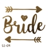 Tattoo 'Bride Herz' - gold