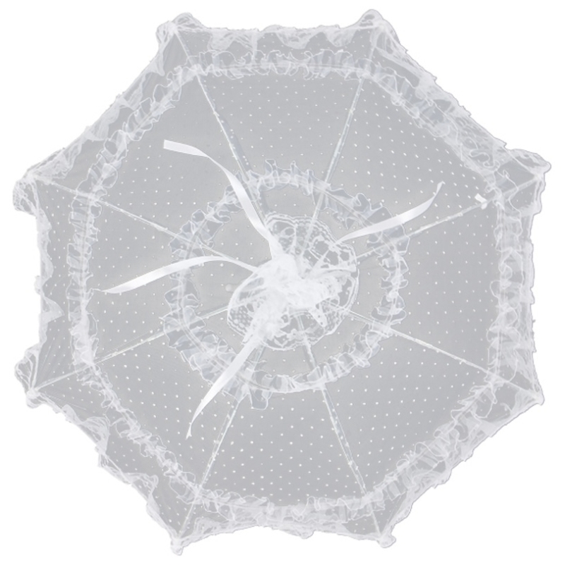 Parapluie en dentelle 'Salomea' - Blanc - The-Weddingshop