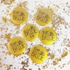Button-Set 'Team Bride' - gold