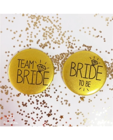 Badge-Kit 'Team Bride' - or