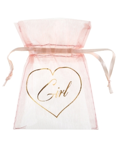 Sachet organza 'Girl'