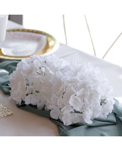 Künstliche Hortensie - Weiss (20 cm)