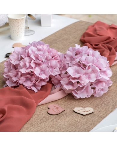 Künstliche Hortensie - Rosa (20 cm)