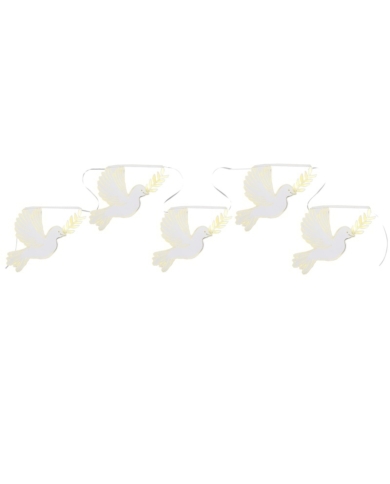 Girlande 'Tauben mit Zweig'