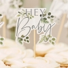12 Décorations à cupcakes 'Hey Baby'