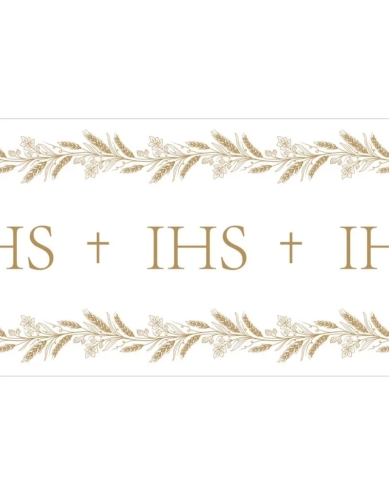 Chemin de table communion 'IHS'