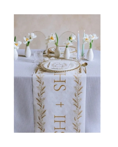 Chemin de table communion 'IHS'