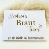 Gästebuch 'Braut Team'